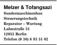 Melzer & Tofangsazi