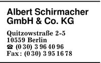 Schirmacher, Albert, GmbH & Co. KG
