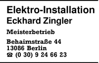 Zingler, Eckard