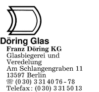 Dring Glas, Franz Dring KG