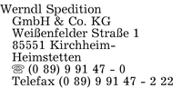 Werndl Spedition GmbH & Co. KG