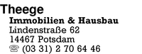 Theege Immobilien & Hausbau