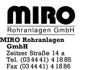 MIRO Rohranlagen GmbH