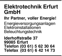 Elektrotechnik Erfurt GmbH