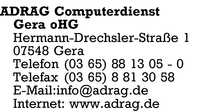 Adrag-Computerdienst Gera oHG