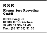 RSR Rhenus Sero Recycling GmbH