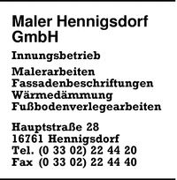 Maler Hennigsdorf GmbH