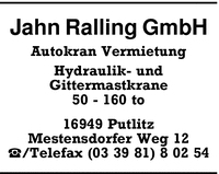 Ralling, Jahn, GmbH