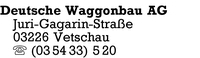 Deutsche Waggonbau AG