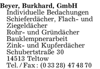 Beyer, Burkhard, GmbH