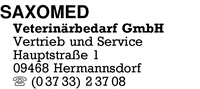 SAXOMED Veterinrbedarf GmbH