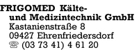Frigomed Klte- und Medizintechnik GmbH
