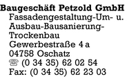 Baugeschft Petzold GmbH