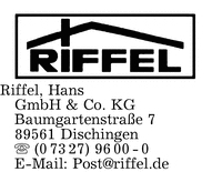 Riffel GmbH & Co. KG, Hans