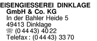 Eisengieerei Dinklage GmbH & Co. KG