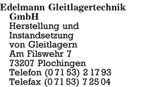 Edelmann Gleitlagertechnik GmbH