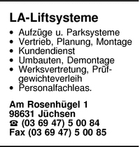 La-Liftsysteme Inh. Lutz Austel