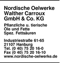 Nordische Oelwerke Walter Carroux GmbH & Co. KG