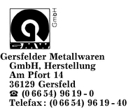 Gersfelder Metallwaren GmbH