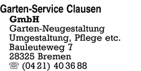 Garten-Service Clausen GmbH