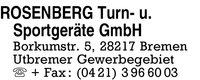 Rosenberg Turn- und Sportgerte GmbH, H. & P.