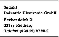 Sudahl Industrie Electric GmbH