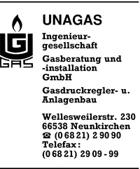 Ingenieurgesellschaft UNAGAS Gasberatung und Installations-GmbH
