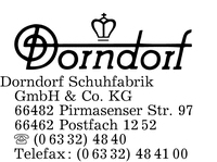 Dorndorf-Schuhfabrik GmbH & Co., Schuh-Union AG