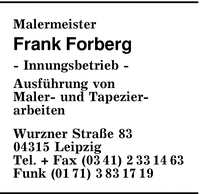 Malermeister Bernd Frank