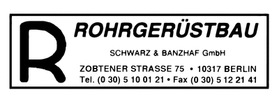 Rohrgerstbau Schwarz & Banzhaf GmbH