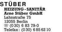 Stber Heizung und Sanitr GmbH, Arne