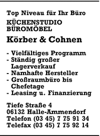 Krber & Cohnen Kchenstudio und Brombel
