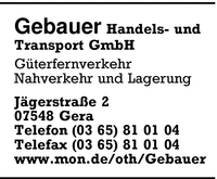 Gebauer Handels- und Transport GmbH