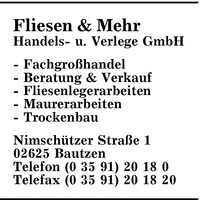 Fliesen & Mehr Handels- und Verlege GmbH