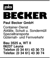 Becker GmbH, Paul
