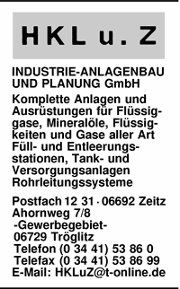 HKL u. Z Industrie-Anlagenbau und Planung GmbH