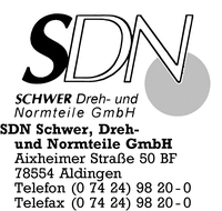 SDN Schwer, Dreh- und Normteile GmbH