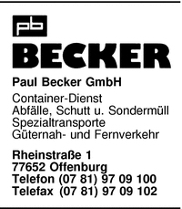 Becker GmbH, Paul