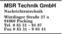 MSR Technik GmbH