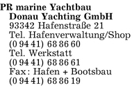 PR Marine Yachtbau Donau Yachting GmbH