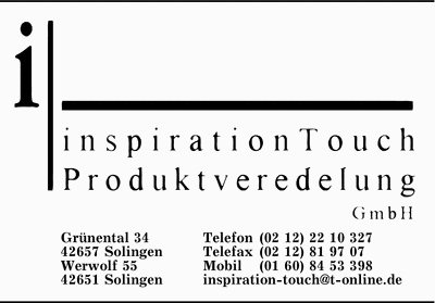 Inspiration Touch Produktveredelung GmbH