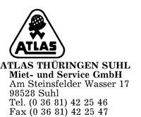 ATLAS THRINGEN NL Suhl Miet- und Services GmbH