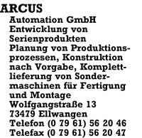 Arcus Automation GmbH