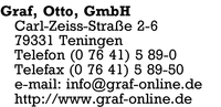 Graf GmbH, Otto