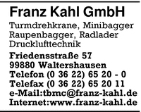 Kahl GmbH, Franz