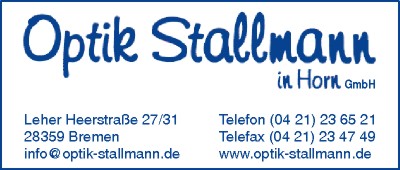 Optik Stallmann in Horn GmbH