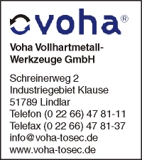 Voha Vollhartmetall Werkzeuge GmbH