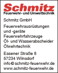 Schmitz GmbH Feuerwehr- und Umwelttechnik