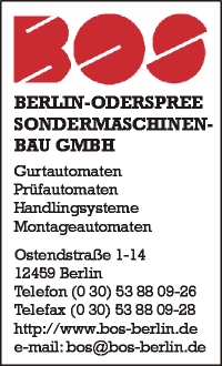 BOS Berlin-Oberspree Sondermaschinenbau GmbH