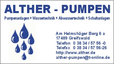 ALTHER Pumpen
